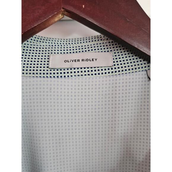 OLIVER RIDLEY GOLF POLO SHIRT PERFORMANCE BLEND MENS MEDIUM‎ GREEN - Picture 2 of 3